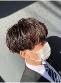 波巻きスパイラルパーマツイストスパイラルパーマスパイラル
