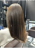 ロングレイヤー×アッシュベージュ