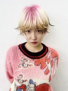 レコ 渋谷(LECO) デザインシャギーカーリーショート