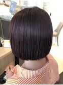 艶髪ワインレッド