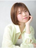大人っぽいミニボブ