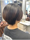 丸みショート/くびれ/髪質改善トリートメント【本松】