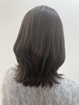 アールモンドヘア新世界 【北見】#レイヤー#くびれレイヤー#くすみカラー