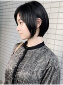 Gem Hair Studio 姉崎 短すぎないかわいいショートボブ