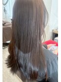 鎖骨下くらいの長さのロングレイヤーウェーブ
