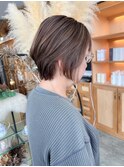 白髪ぼかしハイライト