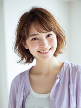 ニスル 上尾店(NISURU) 似合わせカット/大人ガーリー/ダークアッシュ/着物/上尾/上尾駅