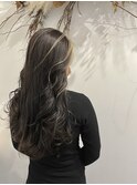 おしゃれハイライト、白髪ぼかし
