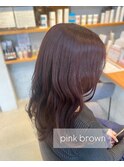 【color】 ワンカラー × ピンクブラウン