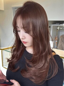 ラヴィ(Lavie) 髪質改善ミルクティーベージュブリーチブリーチなしダブルカラー