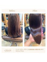 グランバイ アトリエドングリ(Grand × AtlierDonguri)&nbsp;お客様髪質改善データ1924（インナーカラーデザイン）