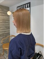 ヲタク(wotaku.)&nbsp;ミルクティーベージュ透明感カラーくすみカラーダブルカラーボブ