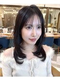 姫カットレイヤー/レイヤーカット/顔周り/韓国/髪質改善北千住