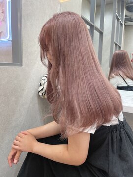 ロンド レア 天神大名店(Lond Le’a) 黒髪カタログ/オリーブグレー/ココアベージュ/小顔に見せるヘア