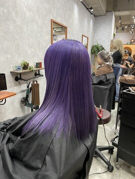 シールドヘアー 沖縄 新都心(C'LD Hair) パープル/那覇美容室/新都心美容室