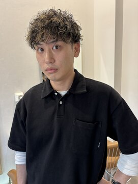 トーナイリーム 放出店(TONAI Rem) 刈り上げマッシュ×ルーズパーマ