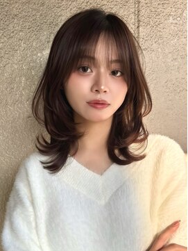 顔まわり顔周り前髪カットミディアムレイヤーロングレイヤー