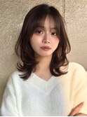 顔まわり顔周り前髪カットミディアムレイヤーロングレイヤー