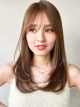 キリ 表参道(kyli) 斜めバング似合わせカット艶感ワンカール大人可愛いうるツヤ