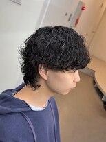 プルーブトウキョウ 渋谷(PROVE TOKYO)&nbsp;爽やか無造作ビジネスツーブロック波巻きパーマ