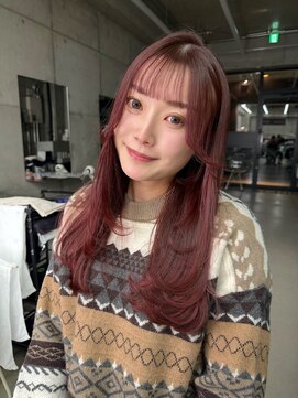 リノート バイ エゴル 名古屋(LINOET by ENGOL) 【LINOET】中川来紀ワインレッド/チェリーレッド/ボルドーカラー