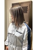 ハイライト　バレイヤージュ　ショート　レイヤー　髪質改善