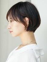 ソワネ 表参道(soigne) 表参道白髪ぼかしウルフショートボブベージュアッシュグレージュ