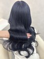 エス(Ess)&nbsp;ブリーチonカラーでも艶のあるネイビーカラー◎