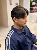 MEN’S/リバースセンターパート/ニュアンスパーマ/由比ヶ浜