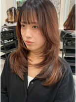 ドクターズサロン レラパール&nbsp;顔周り☆ウルフレイヤー/シースルーバング/透明感カラー/抜け感
