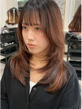 ドクターズサロン レラパール 顔周り☆ウルフレイヤー/シースルーバング/透明感カラー/抜け感