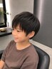 平日限定【U18メンズ応援】カット+シャンプー +眉カット ¥3,500