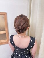 フェリーチェ 六本木店(Felice)&nbsp;シニヨン アップヘア ミディアムヘア ヘアセット お呼ばれヘア