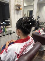 シェリー アン(cherie un)&nbsp;ふわふわお団子ヘア。◯