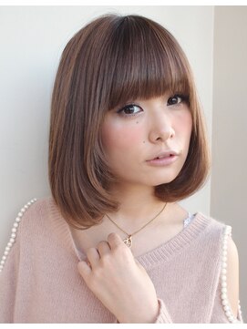 アフロート ギンザ(AFLOAT GINZA) 大人ミディアム×毛先ワンカール