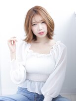 アルターシェリー(aL-ter che'rie)&nbsp;【アルターシェリー 佐藤】シースルーバングが可愛い外ハネボブ