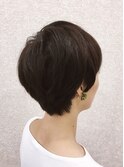 クセ毛でもドライヤーのみで簡単にまとまる大人ショートスタイル