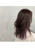 #インナーバイオレットヘア