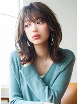 アフロート エル 錦糸町(AFLOAT L) 【ラルユー松宮】ラベージュ韓国シースルーバング髪質改善カット