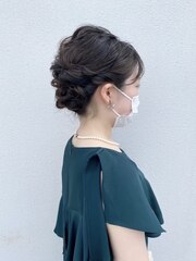 【ORIGAMI】ボブスタイルでのお呼ばれヘアセット