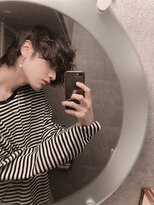 シン(syn)&nbsp;ウェーブセンターパートウルフ