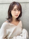【佐伯】ショコラアッシュくびれミディアム