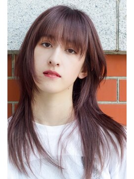 ザ デイ(THE DAY) ロングウルフカット【ラベンダーカラー】