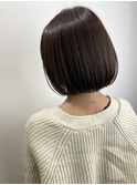 20代30代/大人可愛い/ツヤ感丸み/小顔ショートボブ