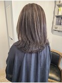大人可愛いミディアムレイヤー
