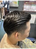 【SIDE】アシンメトリーツーブロックショート