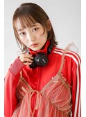 くびレイヤーエモージュ前髪モテベージュレイヤーミディ【立川】