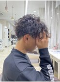 波巻きスパイラル/メンズパーマ/ツイストスパイラルパーマ