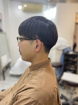 ソイクフ(SOY KUFU) MEN’S HAIR マッシュパーマアッシュブラックカルマパーマ