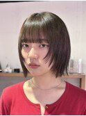 ウルフっぽボブ/レイヤーボブ/顔周りレイヤー